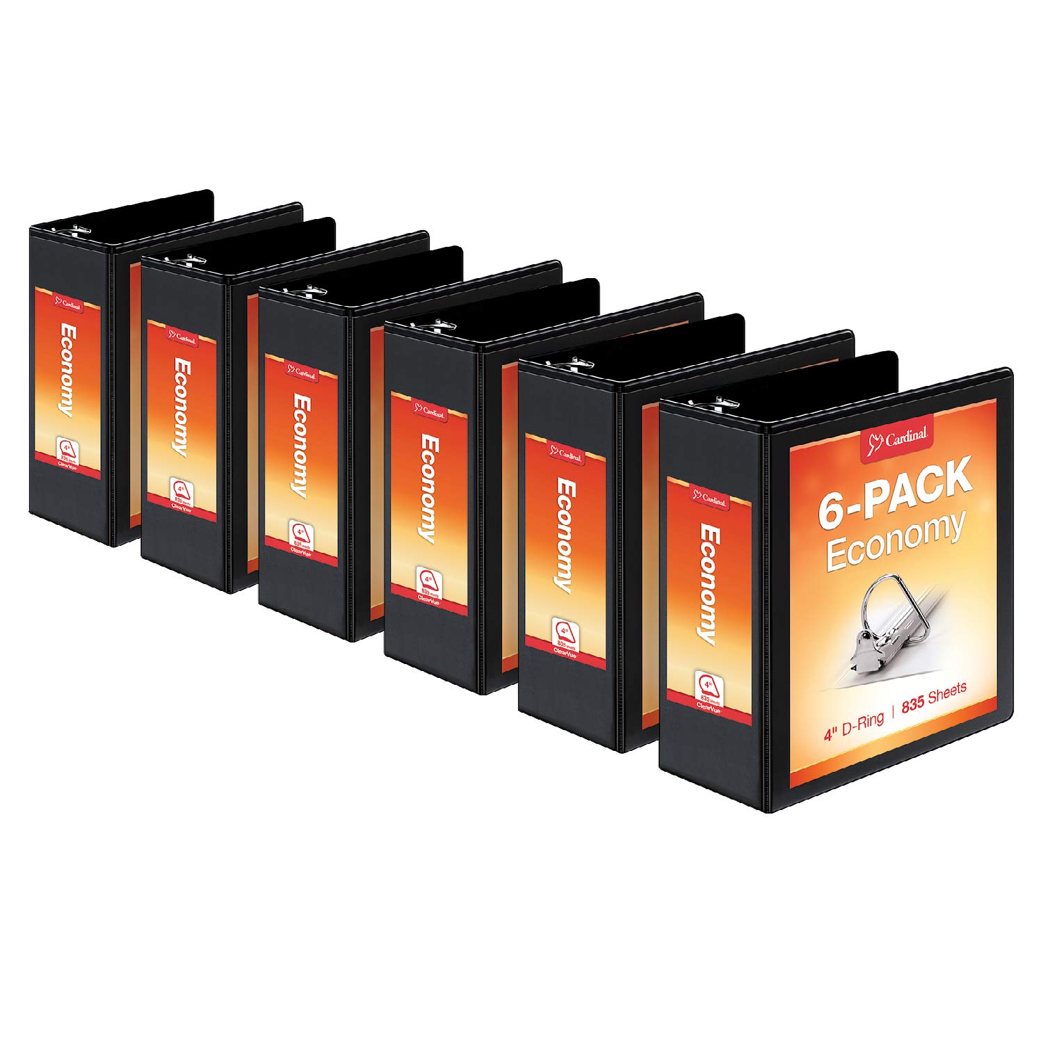 Amazon.co.jp: Cardinal Economy 3リングバインダー 4インチ 傾斜D